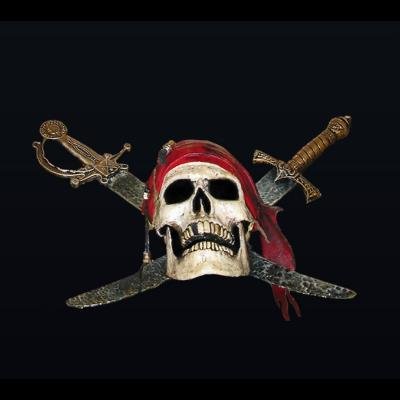 Pirate skull and crossed swords
