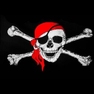 Pirate skull and crossbones